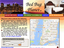 Tablet Screenshot of bedbugplanet.com